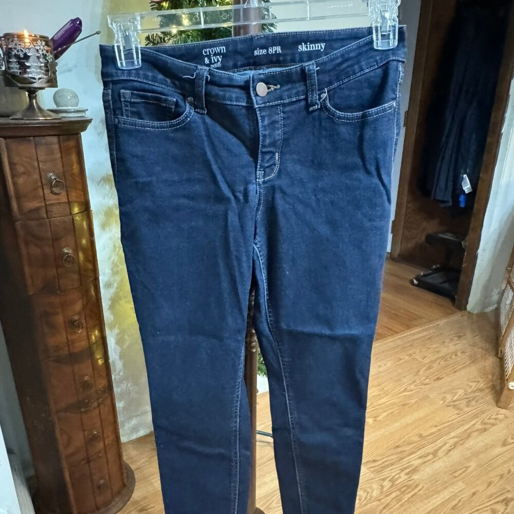 Ladies Crown and Ivy Petite Skinny Jean 8P